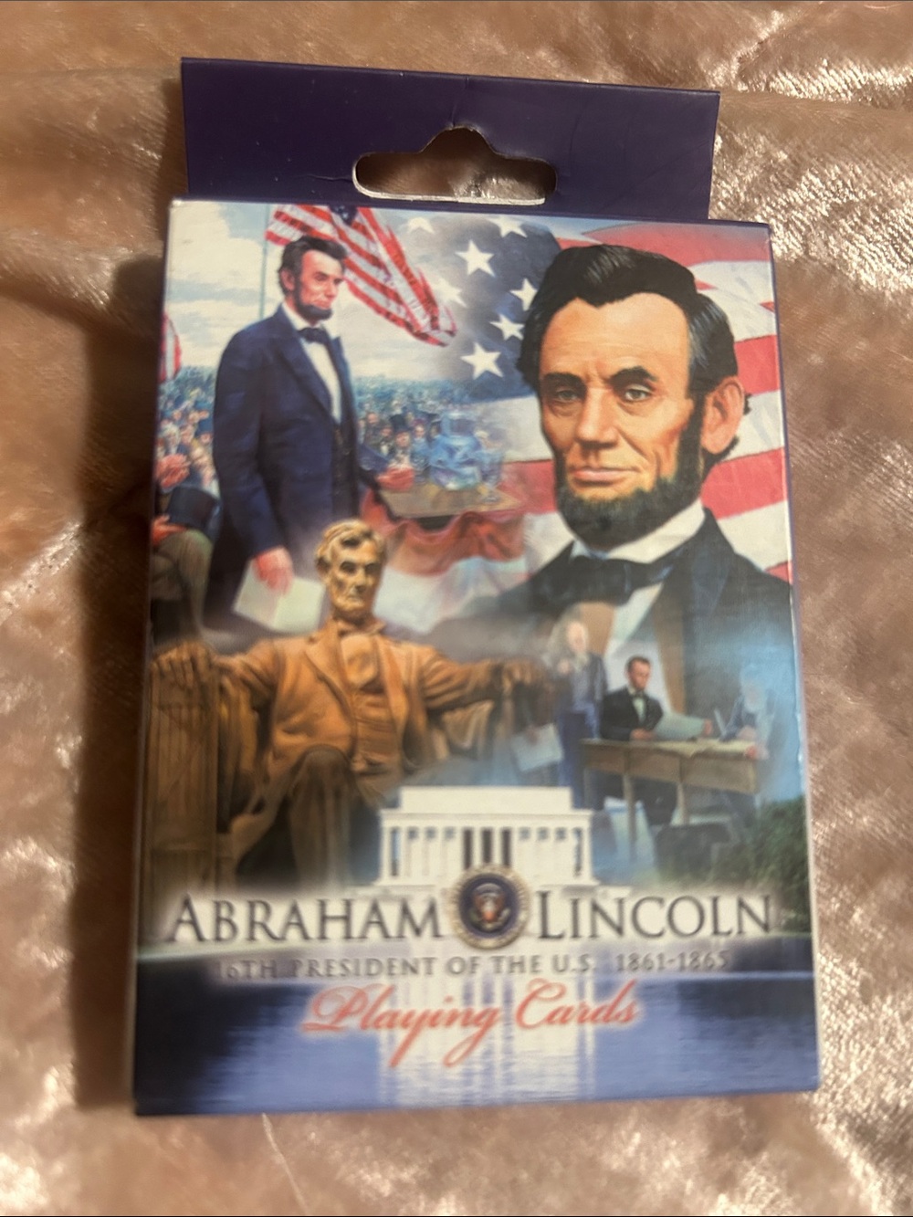 Abraham Lincoln 16th president of the United States playing cards Sealed NOS